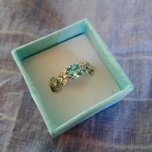 925 Silver Plated Fashion Ring Size 8